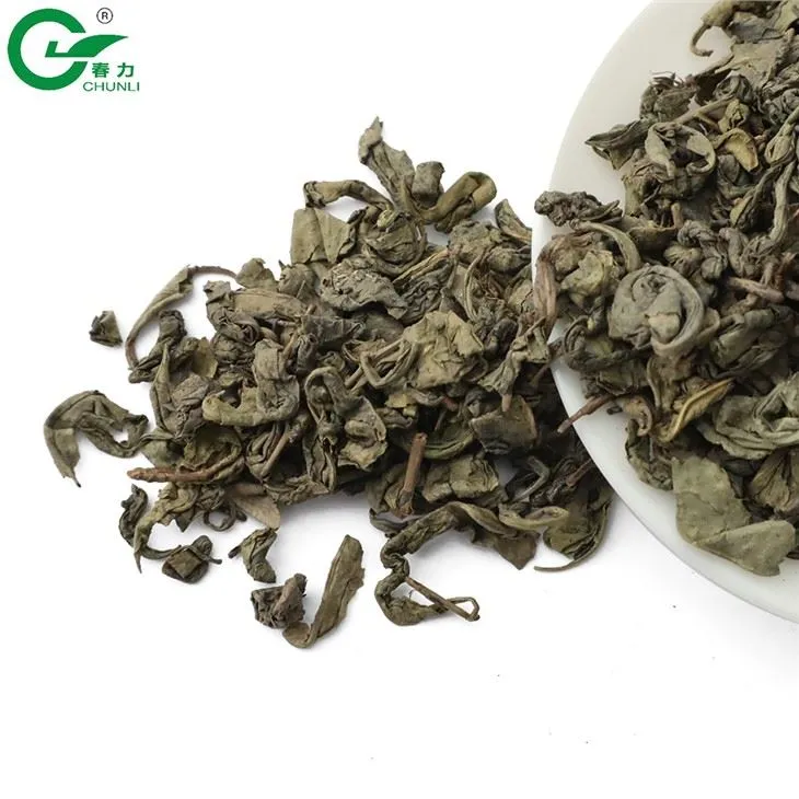 چینی میں گن پاؤڈر گرین ٹی